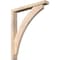 Ekena Millwork Thorton Block Smooth Bracket w/ Offset Brace, Douglas Fir, 3 1/2"W x 24"D x 28"H BKT0402X24X28THR05SDF - alternate 1
